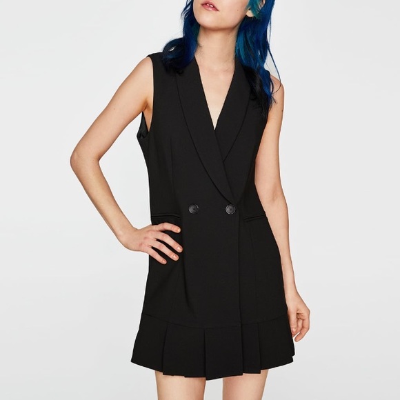 zara waistcoat dress